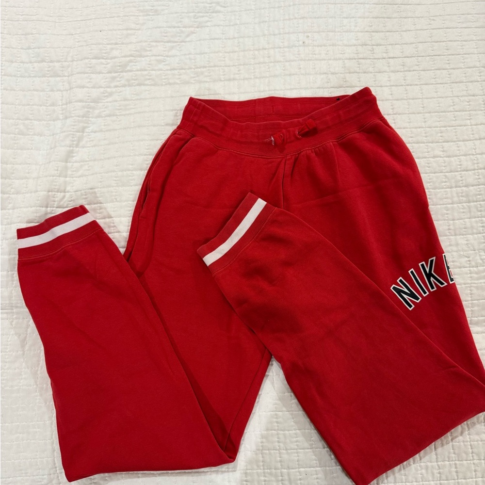 ***SOLD***Nike Red Joggers Youth Size XL
